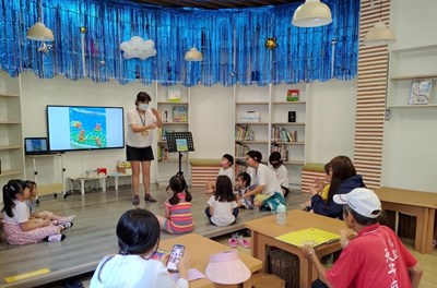 樂器節期間后里圖書館也推出音樂繪本說故事活動,歡迎大小朋友一起來聆聽