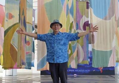 國家工藝成就獎得主陳景林老師於中市纖博館策劃臺灣經典百色大展_