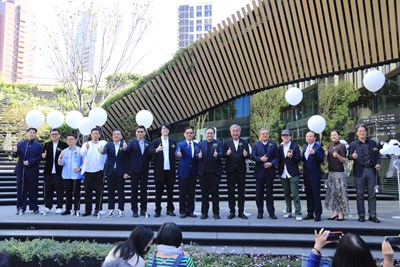 建築大師隈研吾操刀台中-勤美術館-盛大開幕-鄭副市長讚譽-為勤美草悟道放上最重要的寶石