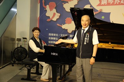 文化局與台中捷運公司首度合作公共鋼琴活動