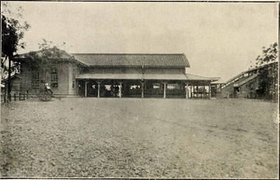 1905年完工的第一代臺中停車場